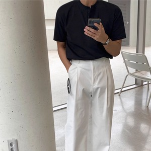 ヘンリーネックTシャツ　0602