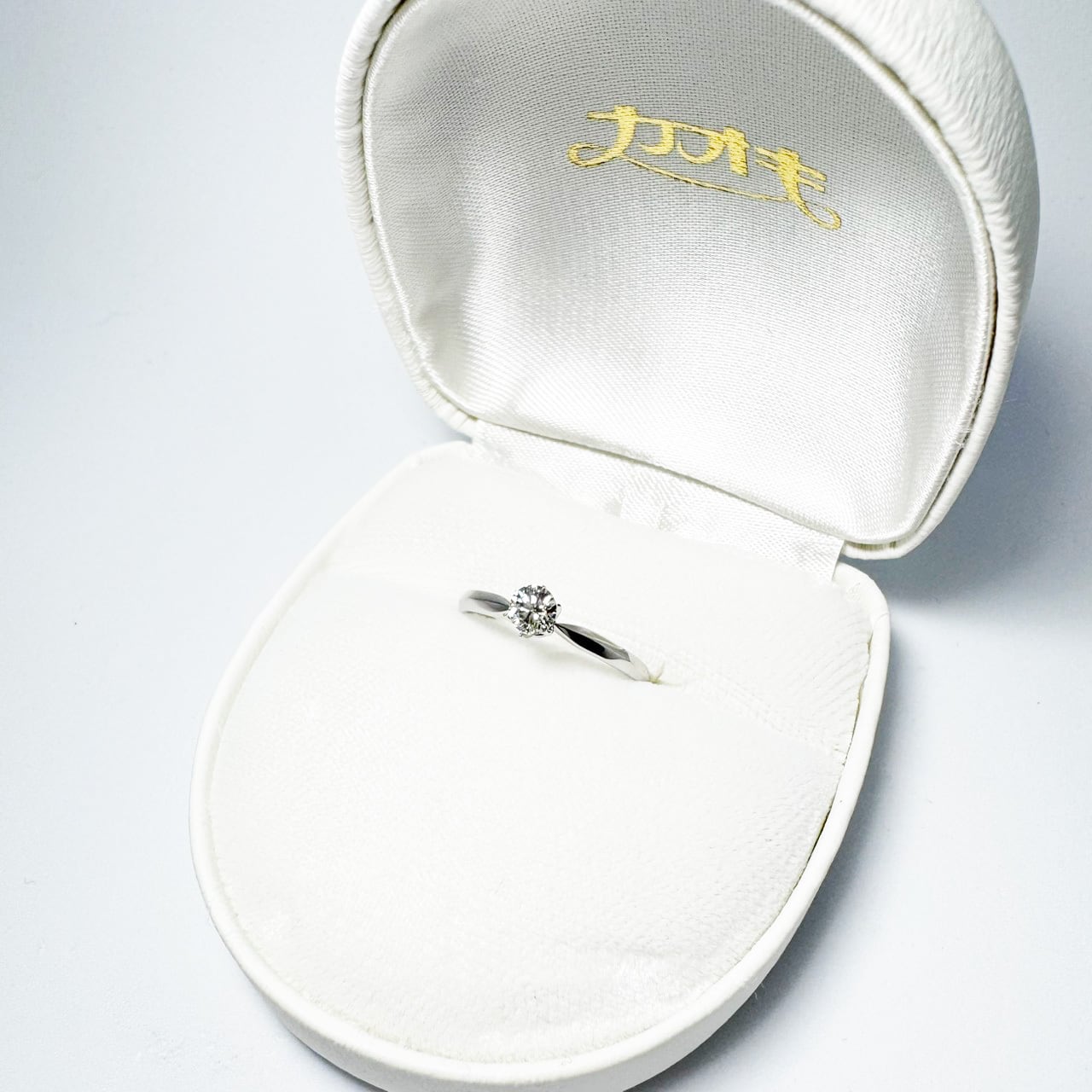 10万円以下】天然ダイヤモンド 婚約指輪 | Pt 0.241ct F-SI1-3EX H&Q