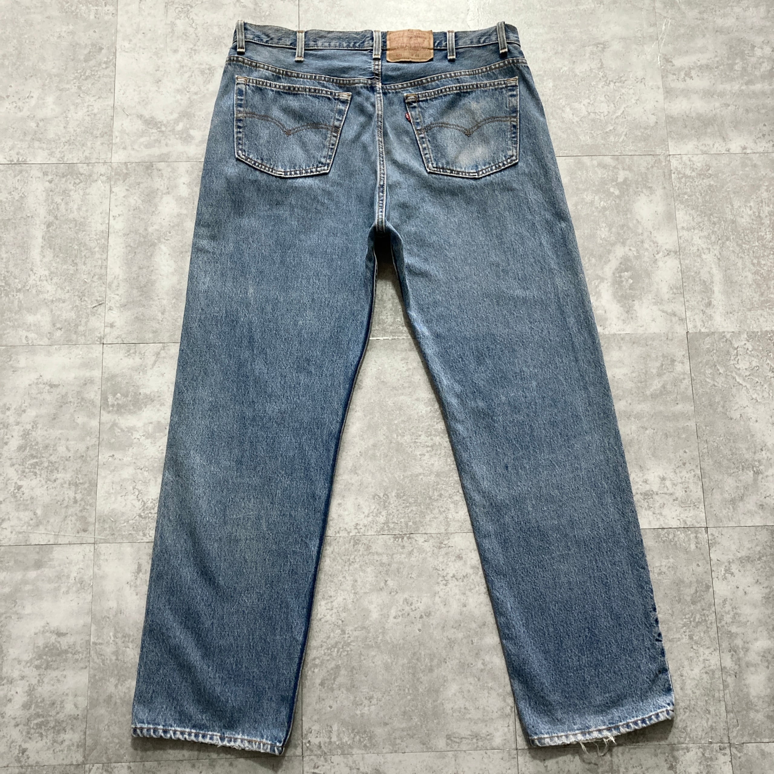 W40 L32】90's US.Levis 501 リーバイス エルパソ工場(522) ボタン裏