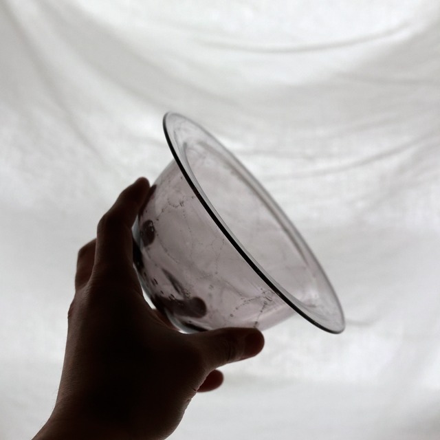 nora - glassworks - limbowl M / grey (made in Japan)