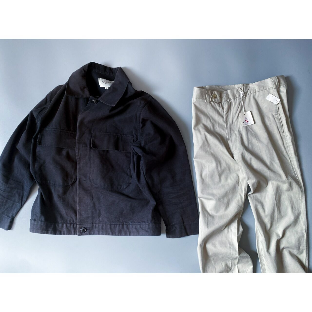 OTHER man Canvas Cotton Utility Jacket "Sun Fade"