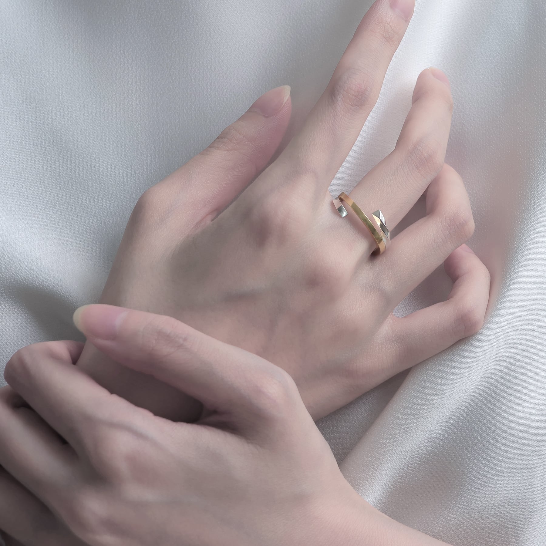 【masa様】PRY Double Twisted Ring 15号 PRY