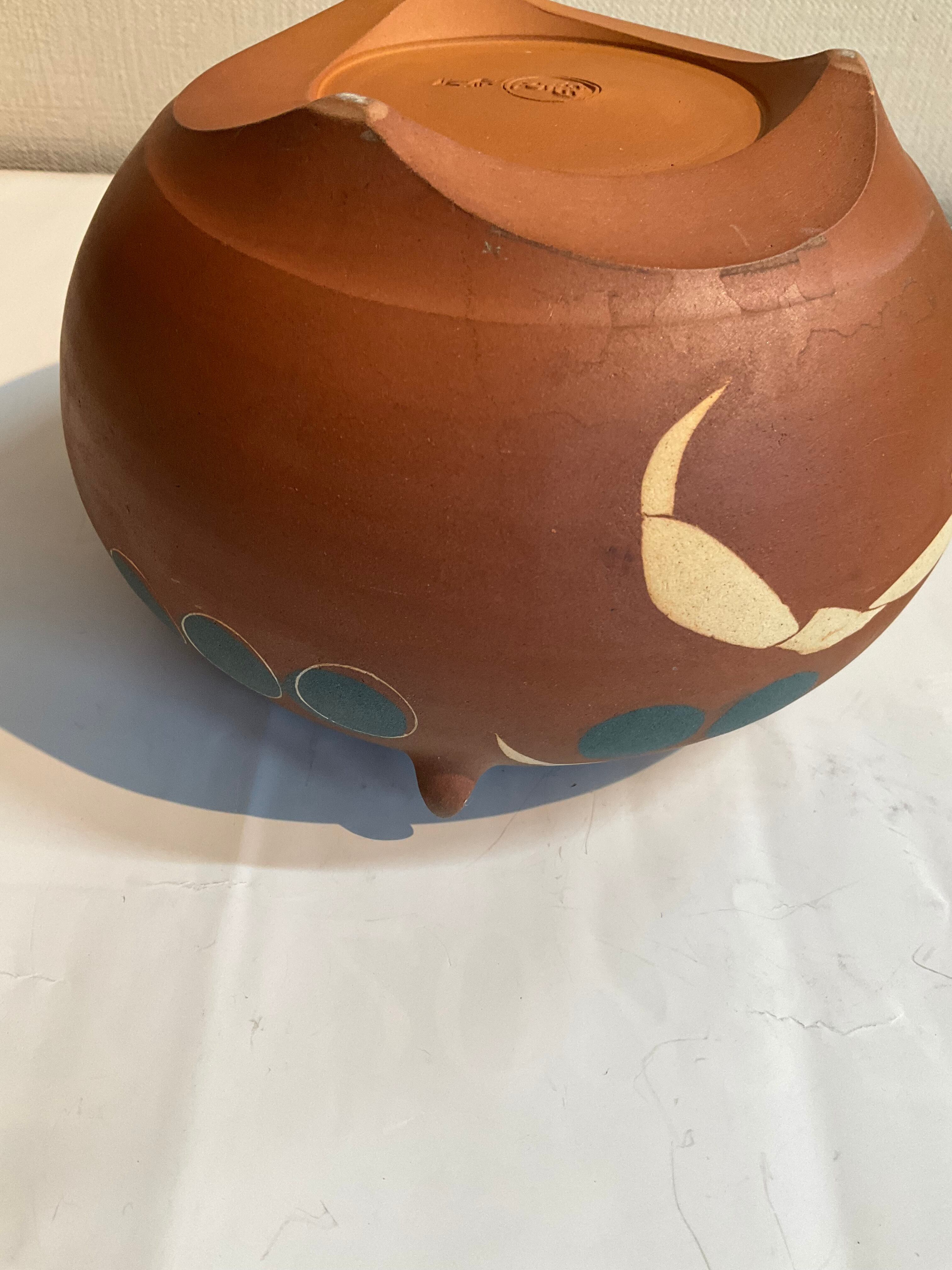 文化功労賞今井政之作 象嵌彩窯変蟹香炉 箱無 | yamasei