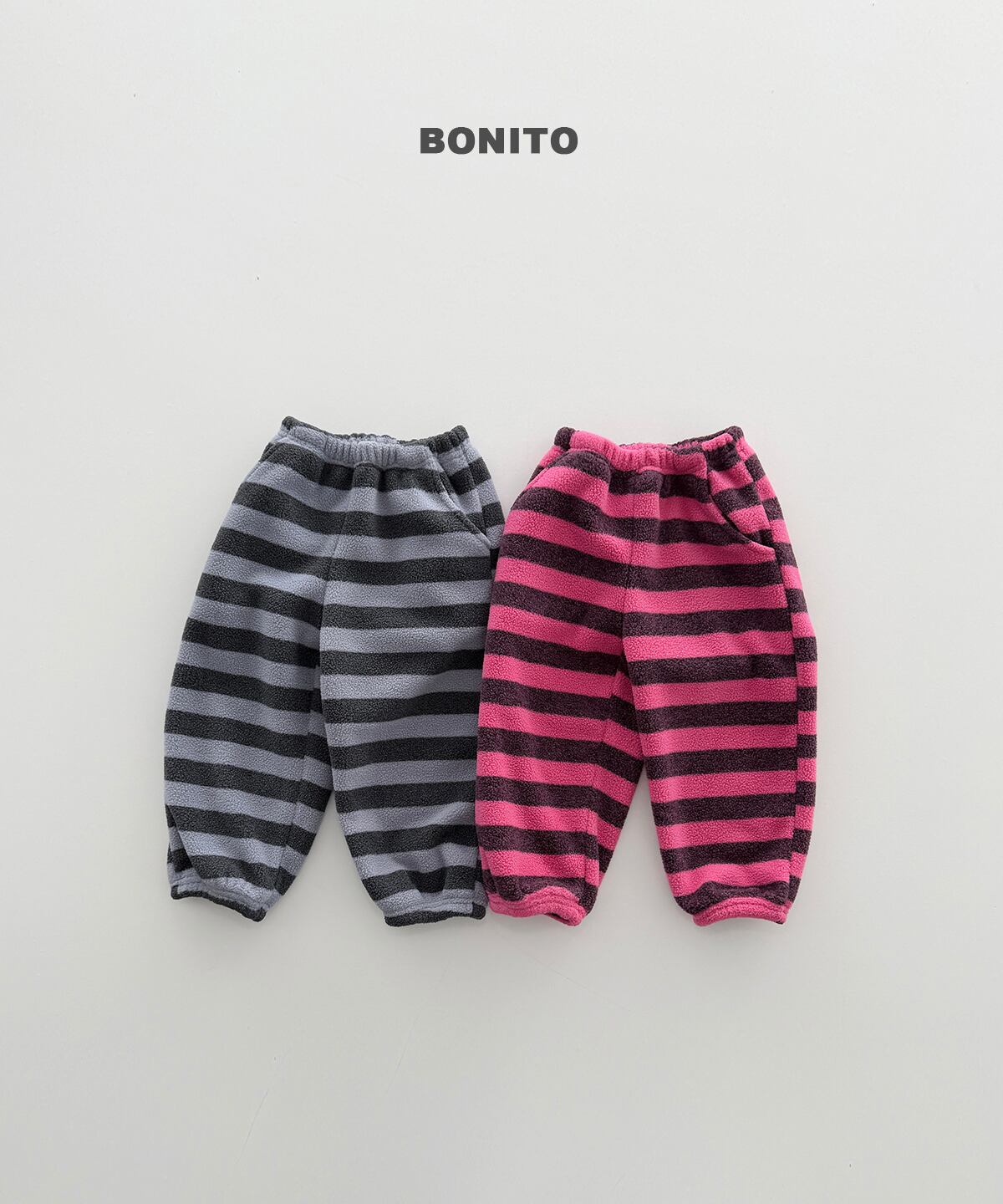 【Jr.size】bold fleece jogger pants【BONITO】※12月中旬発送予定