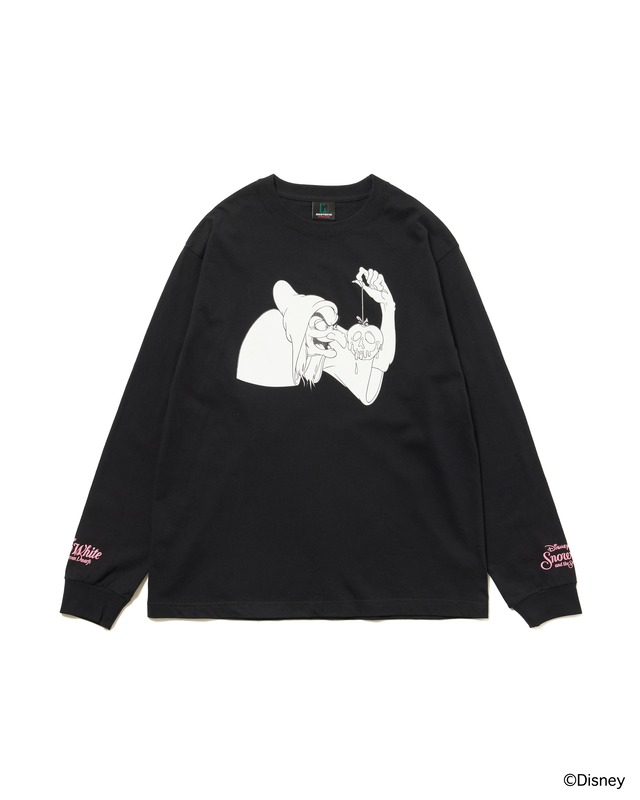 【NON TOKYO ノントーキョー】 / PRINT L/S T-SHIRT(OLD HAG) プリント長袖Tシャツ（老婆） / BLACK