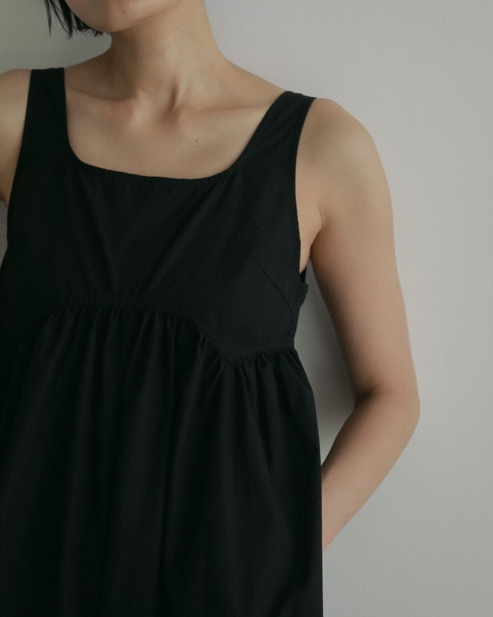 anuke 】Cotton Gather Combinaison | valance 福井｜レディース