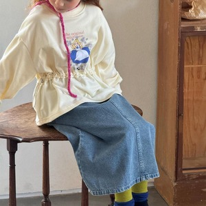 春アリスプリントくびれトレーナー