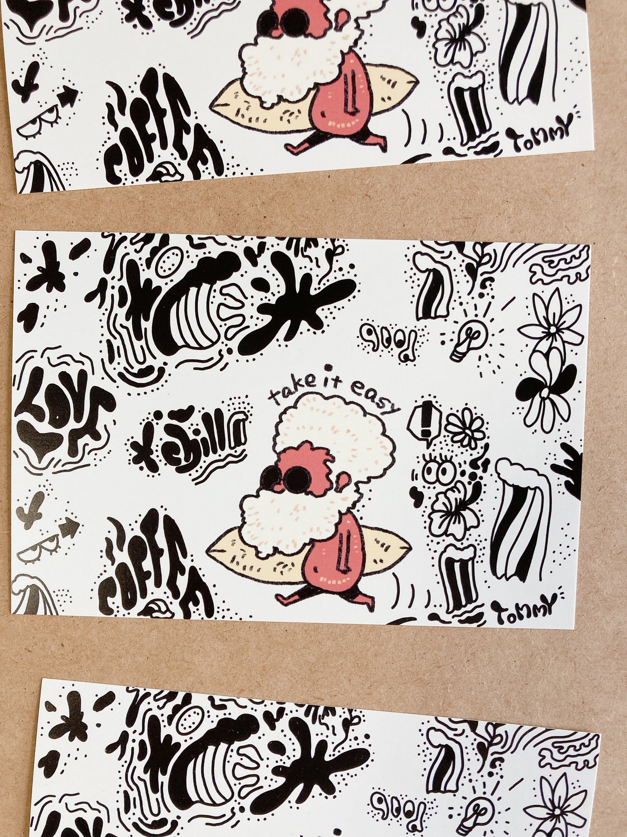 take it easy】ポストカード | トミドコロ商店