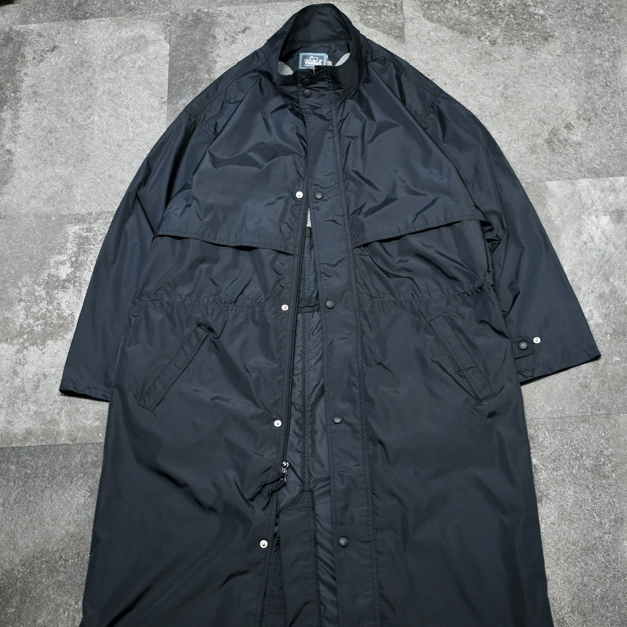 WOOLRICH nylon long coat