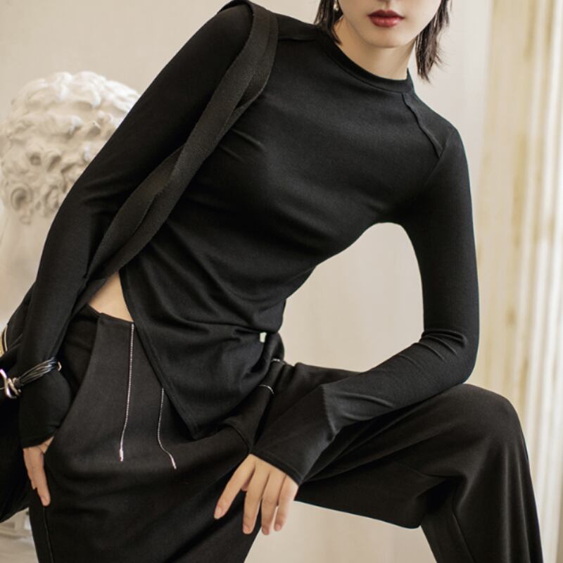 アシメントリーTシャツ T0163