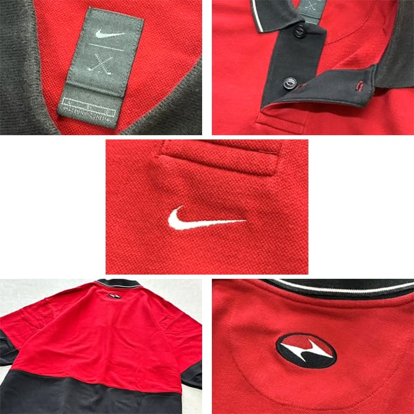 1点物◇ナイキNikeゴルフ00sビンテージ半袖ポロシャツ古着LメンズXXL