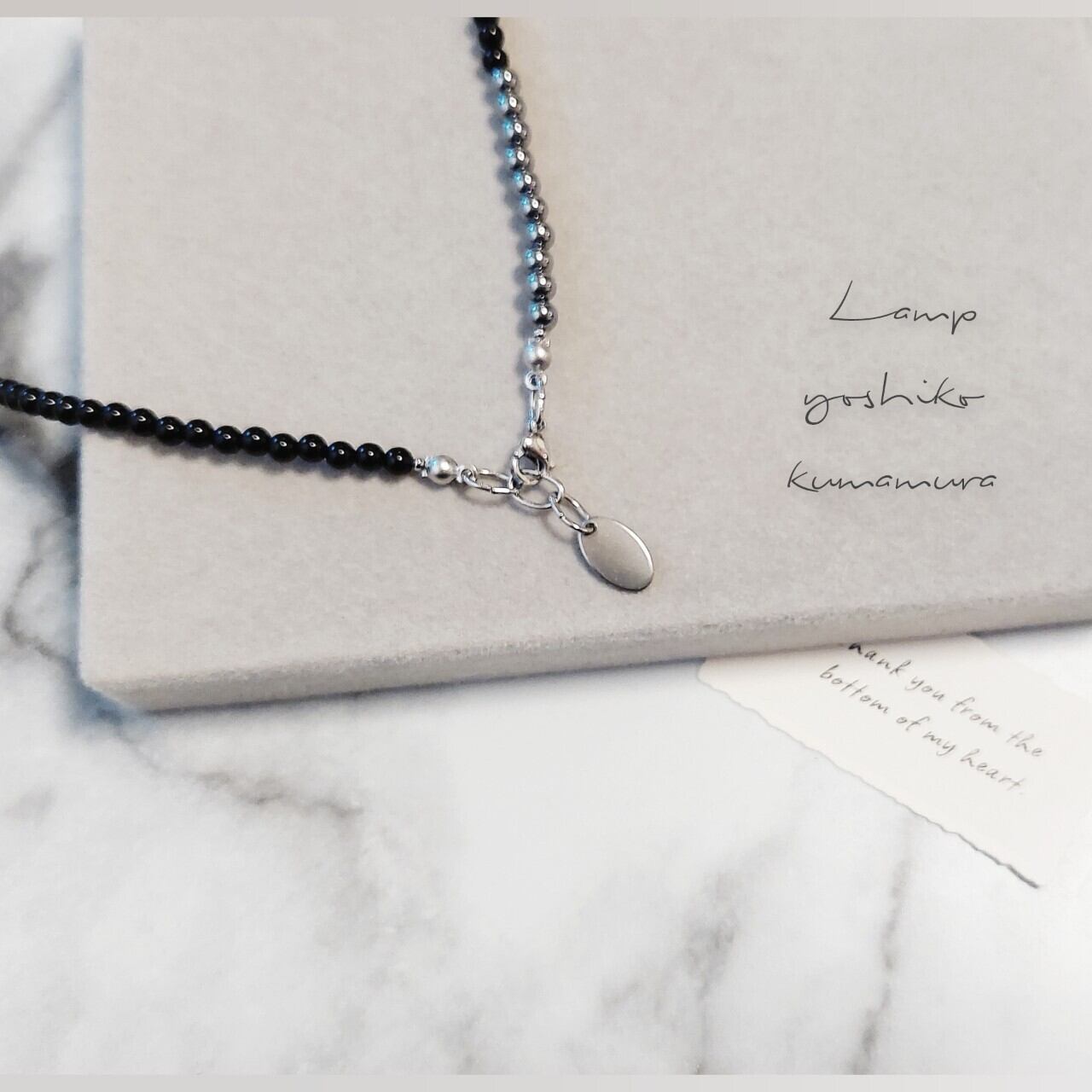 テラヘルツ 14mmネックレス 52cm silver925 ミラーカット