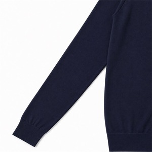 ★定価126,500円・新品★ジョンスメドレー BRAMWELL ブラムウェル 至高のシルク×カシミヤ ロールネックニット ロイヤルネイビー Sサイズ