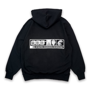 T.C.R TOOL BOX HEAVYWEIGHT HOODIE - BLACK