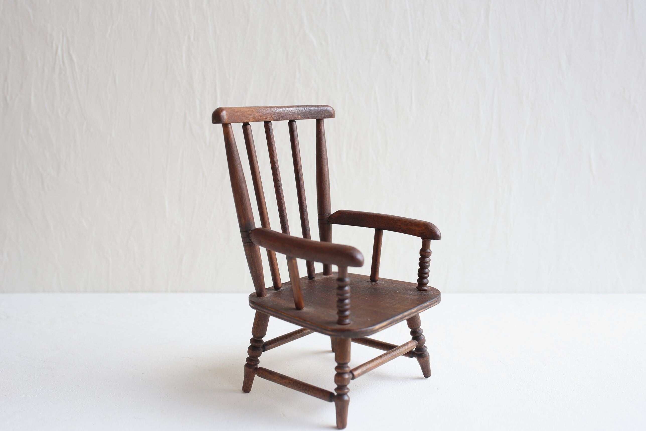 フランス アンティーク ヴィンテージ ドールチェア 人形用 木製チェアa N-04350a