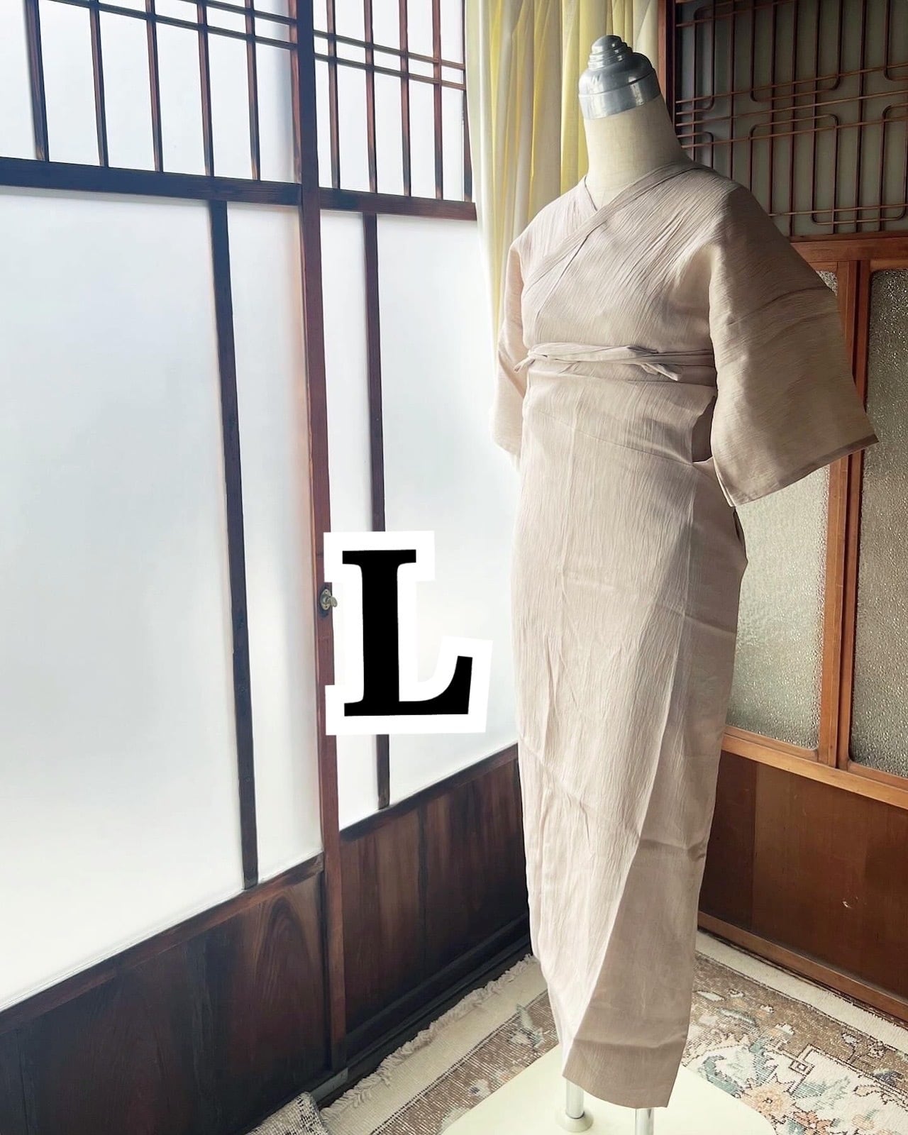 本麻すりっぷ ベージュ】Lサイズ | みずのの店