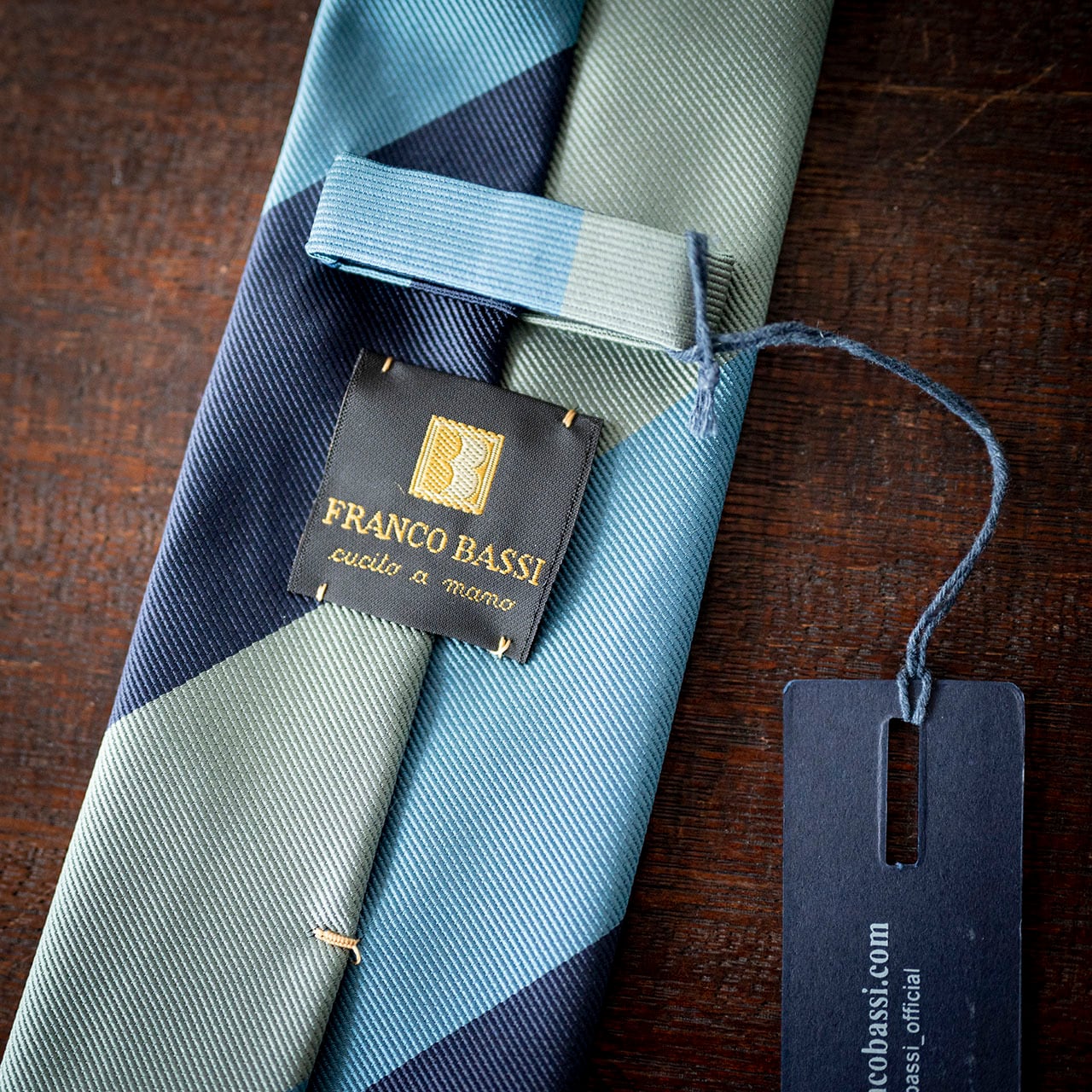FRANCO BASSI シルクネクタイ ネイビー ネイビーパターンタイ【シルク】｜FRANCO BASSI（フランコバッシ