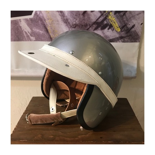 Strap on Peak Visor. ivory