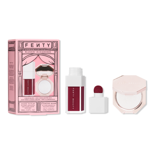 【 FENTY BEAUTY 】限定 Blushin' In Diamonds Liquid Blush + Highlighter Duo