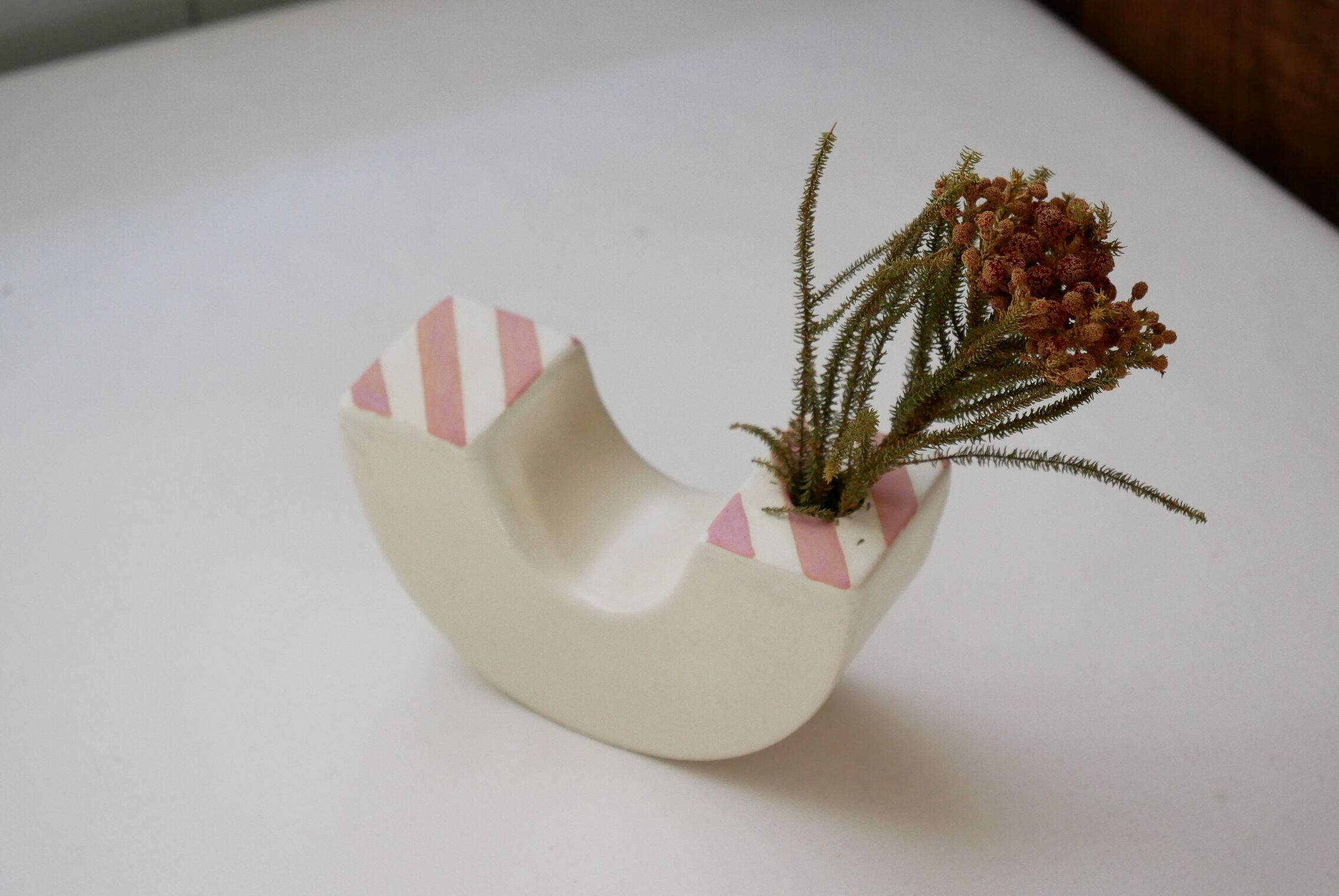 インテリア小物 青柳あづみ 陶器 フラワーベース 花瓶 作家物