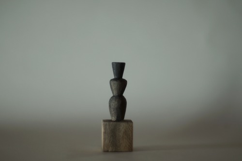(018)wood figure-mini抽象台付_006
