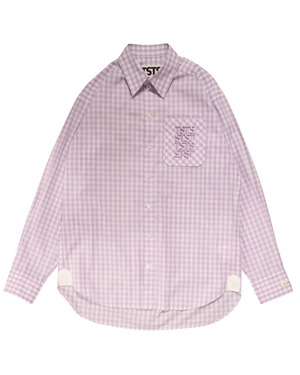 TSTS 【GINGHAM SHIRT / LIGHT PURPLE GINGHAM】