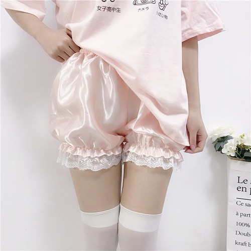 ✞ レースパンツ♥レギンス スウィート キュート カジュアル ふわふわ ✞ゴスロリ SM ミリ 甘ロリ クラロリ 和ロリ エレガント 黒ロリ 姫ロリ 華ロリ BB-BB2264250