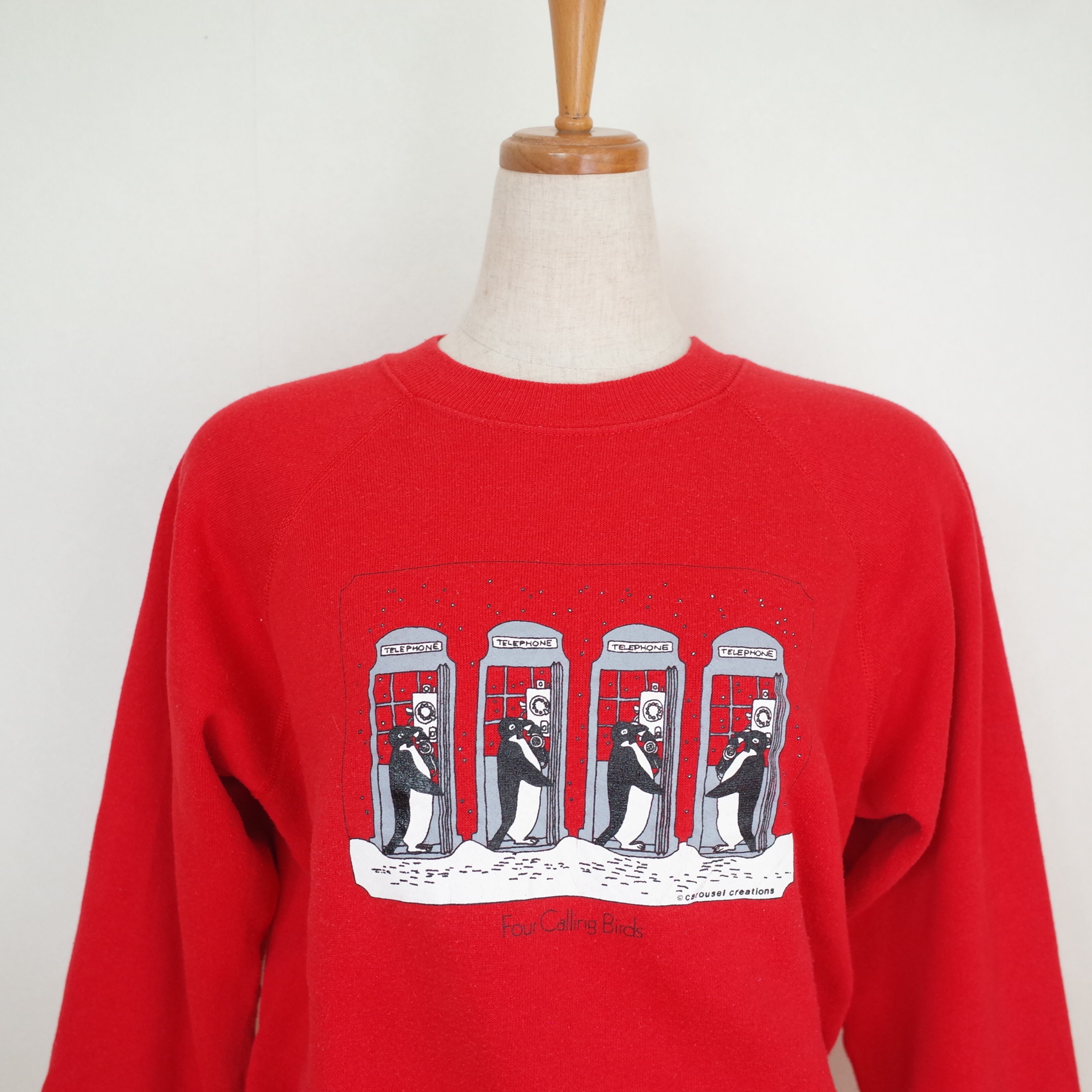 80s four calling birds sweat