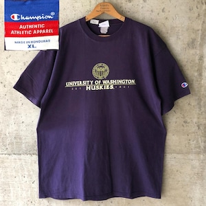 【DF40】Tシャツ チャンピオン アメフト ワシントン・ハスキーズ