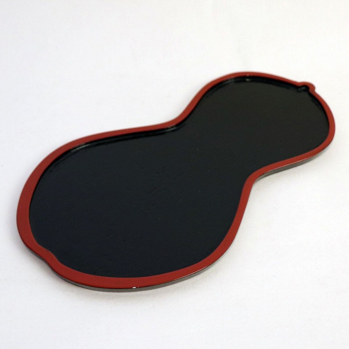 越前塗・ひょうたん型・干菓子盆・No.200619-22・梱包サイズ60  