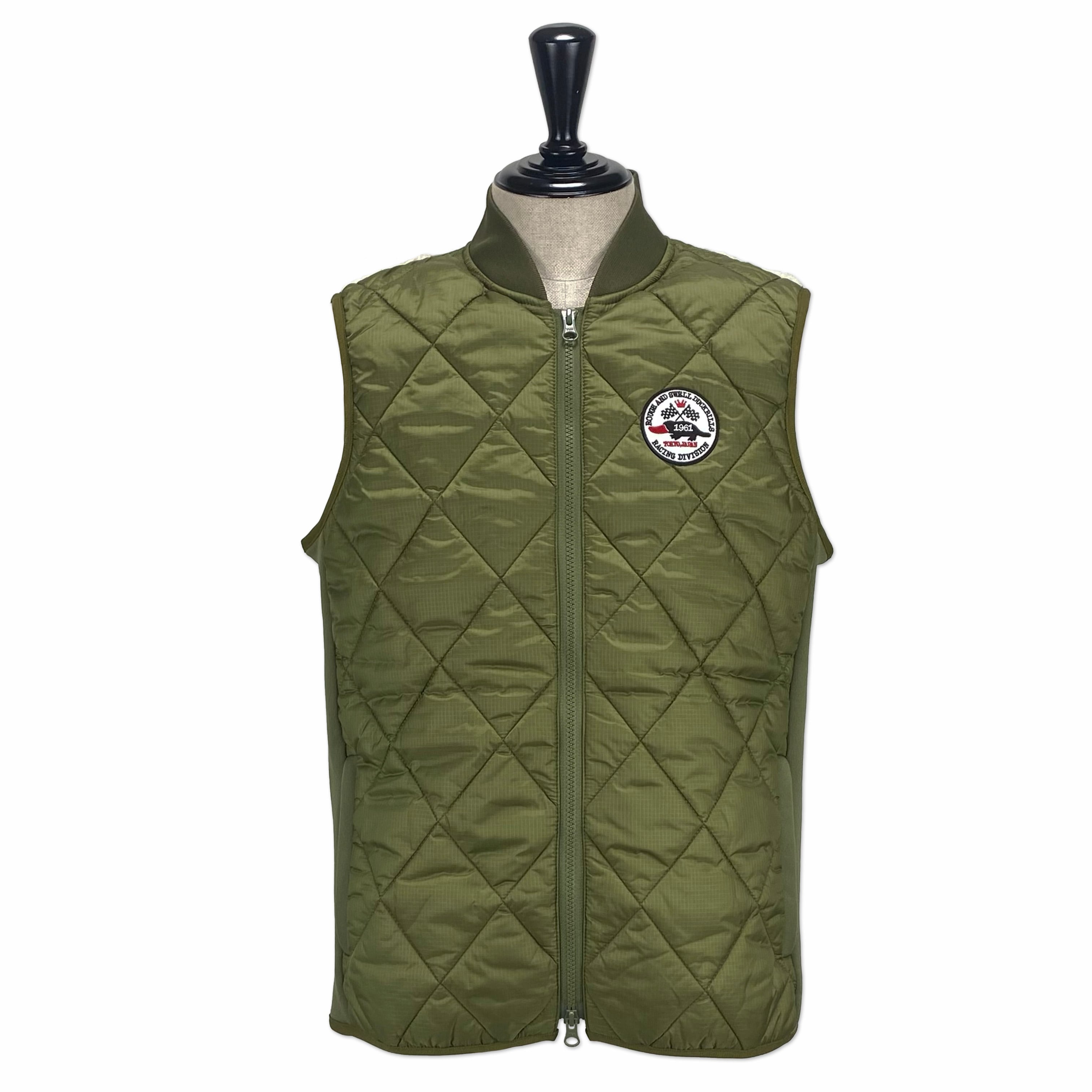 rough & swell】《MEN'S》DETROIT VEST (OLIVE) | Sandy GOLF