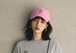 cheekyシュナウザー　vintage加工キャップ(pink)