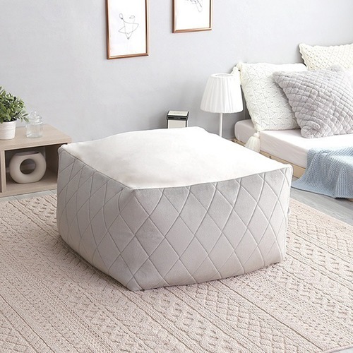 大人かわいいインテリア 四角 ビーズクッション XLサイズ