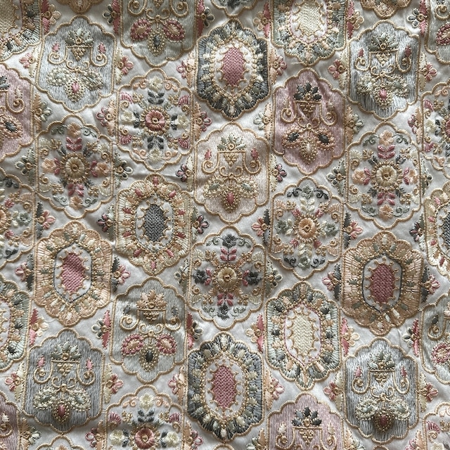 インド刺繍生地　フェアリードリーム　7144