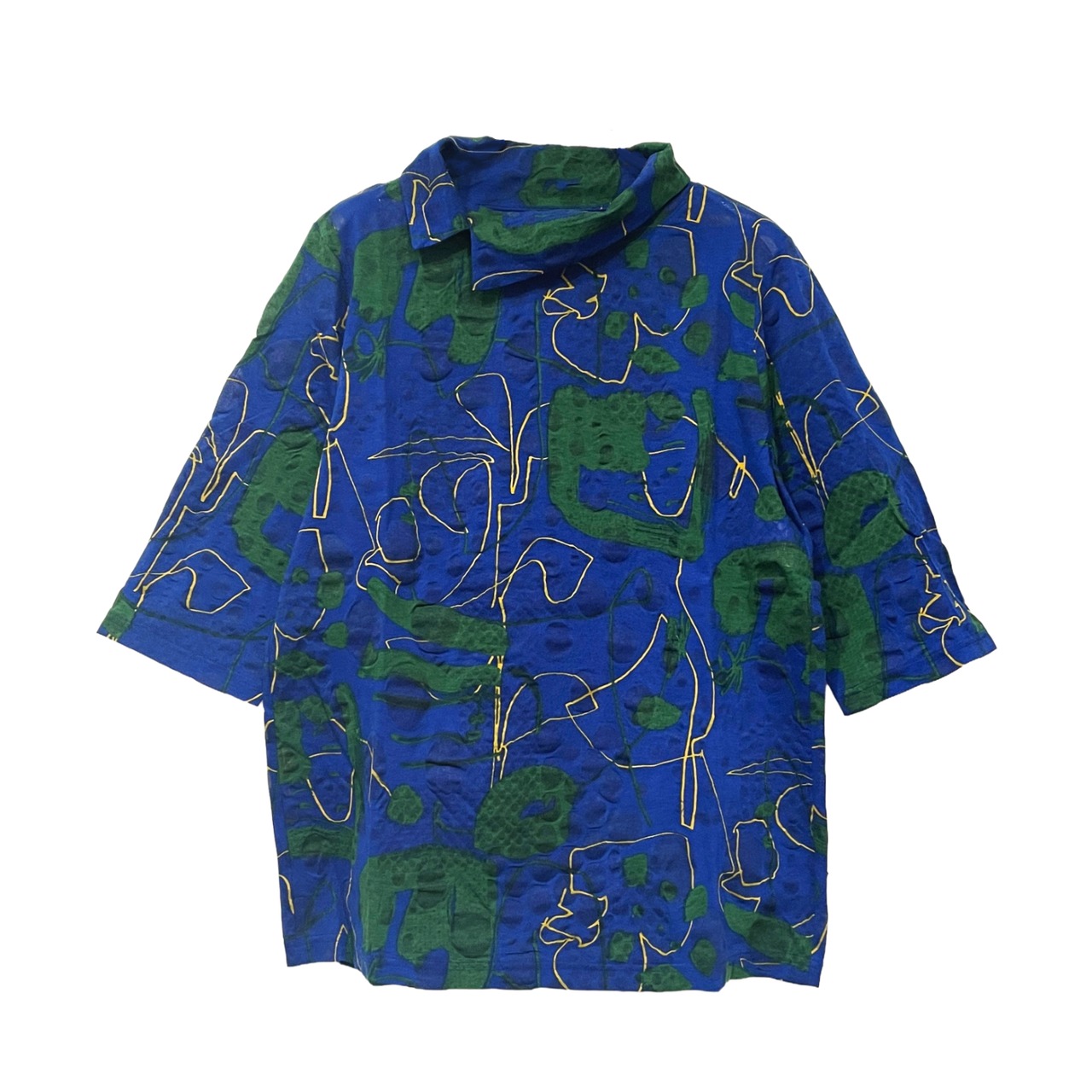 【最新作】リップルロールカラープルオーバー【262-3208】Ripple Roll Collar Pullover