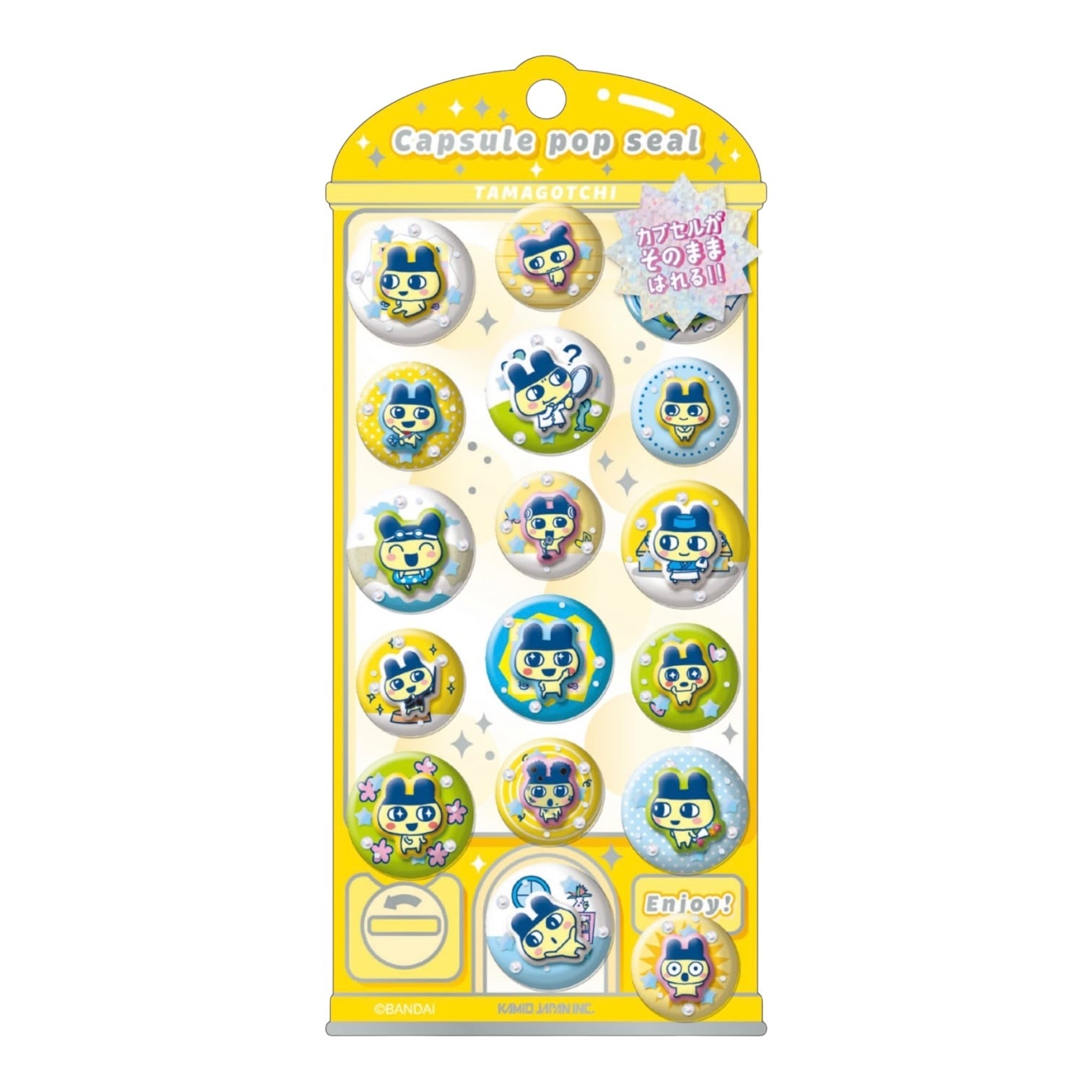 たまごっち カプセルポップシール capsule pop seal カミオジャパン