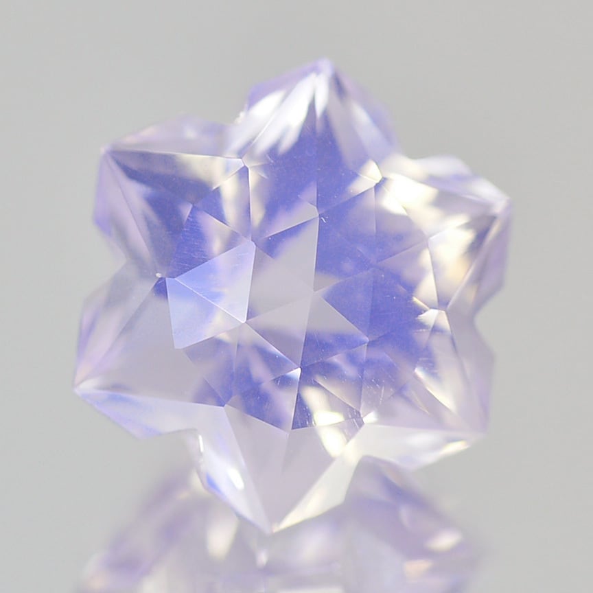 ラベンダーアメジスト 1.94ct ルース 特殊カット スノーカット-