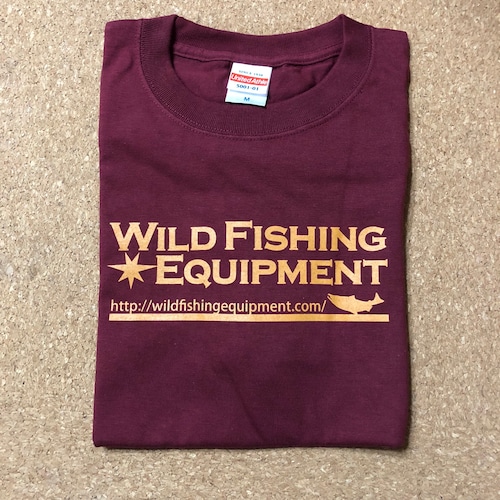 Wildfishingequipment Original T-Shirt【Burgundy】