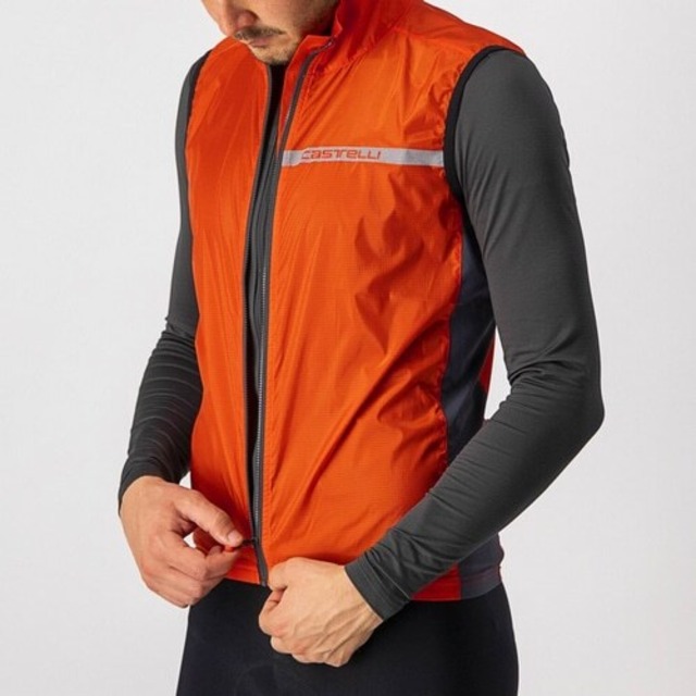 CASTELLI ( カステリ ) ベスト・ジレ SQUADRA STRETCH VEST レッド