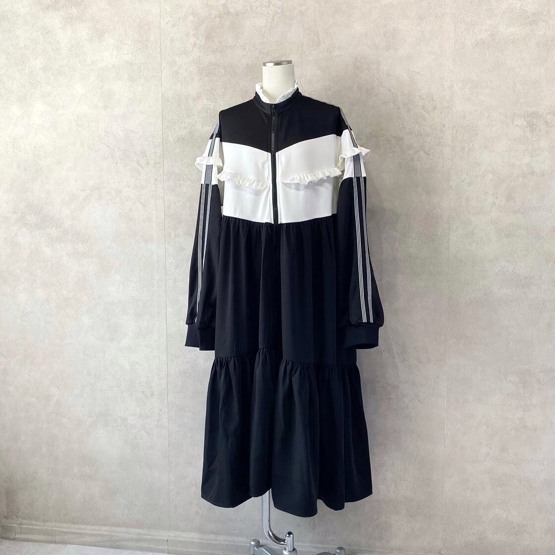 ジャージワンピース / BLACK【HEIHEI】 | Pay ID 