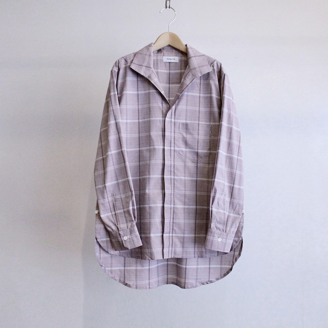 G.E.R (Garage.U.W Exclusive Reciprocity) LEGGIUNO CHECK LONG SHIRT