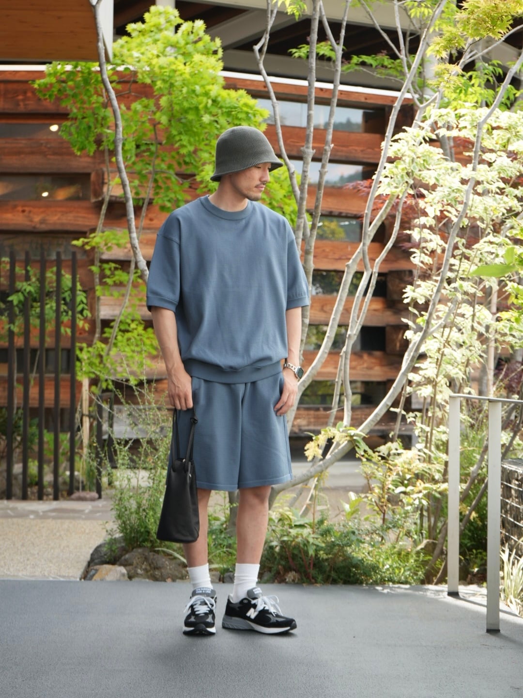 THE NORTH FACE ザ ノースフェイス【S/S Ripple Knit Crew】 | LARGE