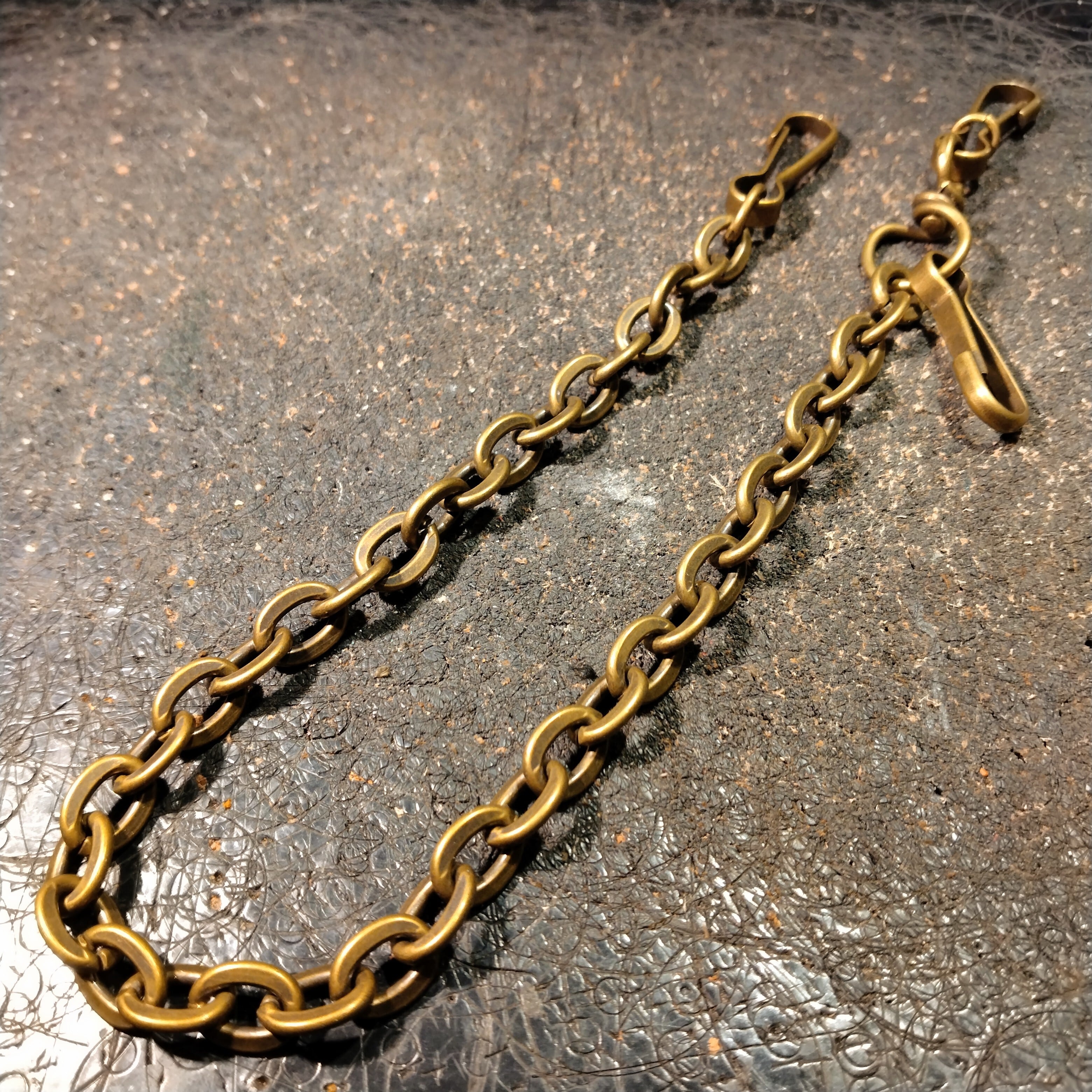Wallet　Brass　4800yen　GENERAL　TUSH　ナローチェーン　真鍮ウォレットチェーン　Chain　
