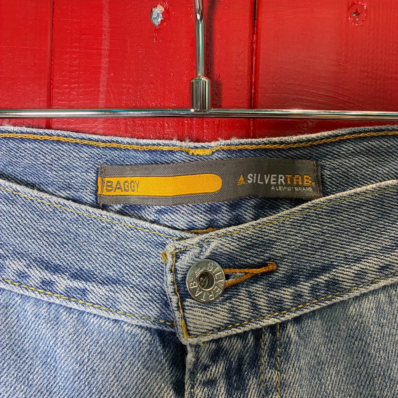 00s Levi’s Silver Tab BAGGY デニムパンツ　ブルーW38 L32 リーバイスシルバータブバギー