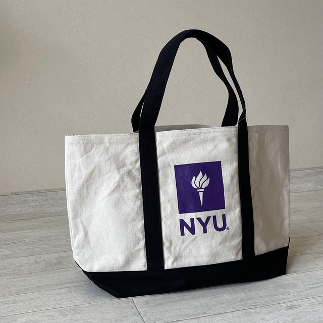 【Brend New】NEW YORK UNIVERSITY Canvas Tote Bag W221