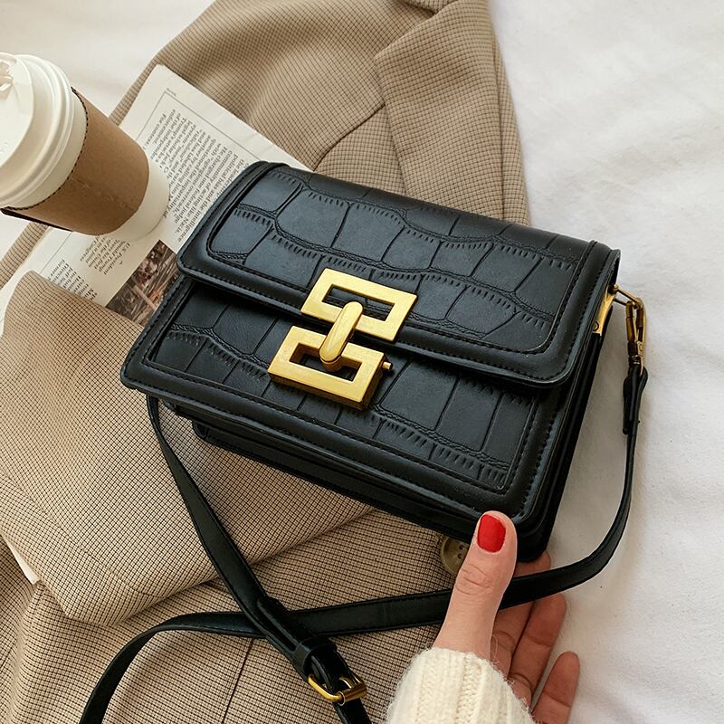 スタンダード レトロ スクウェア メッセンジャーバッグ 手作りハンドバック94850804626