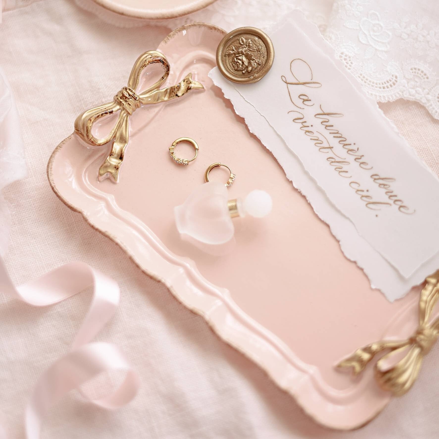 リボントレー Square ribbon tray / スクエア リボントレイ M | BONNE CHANCE
