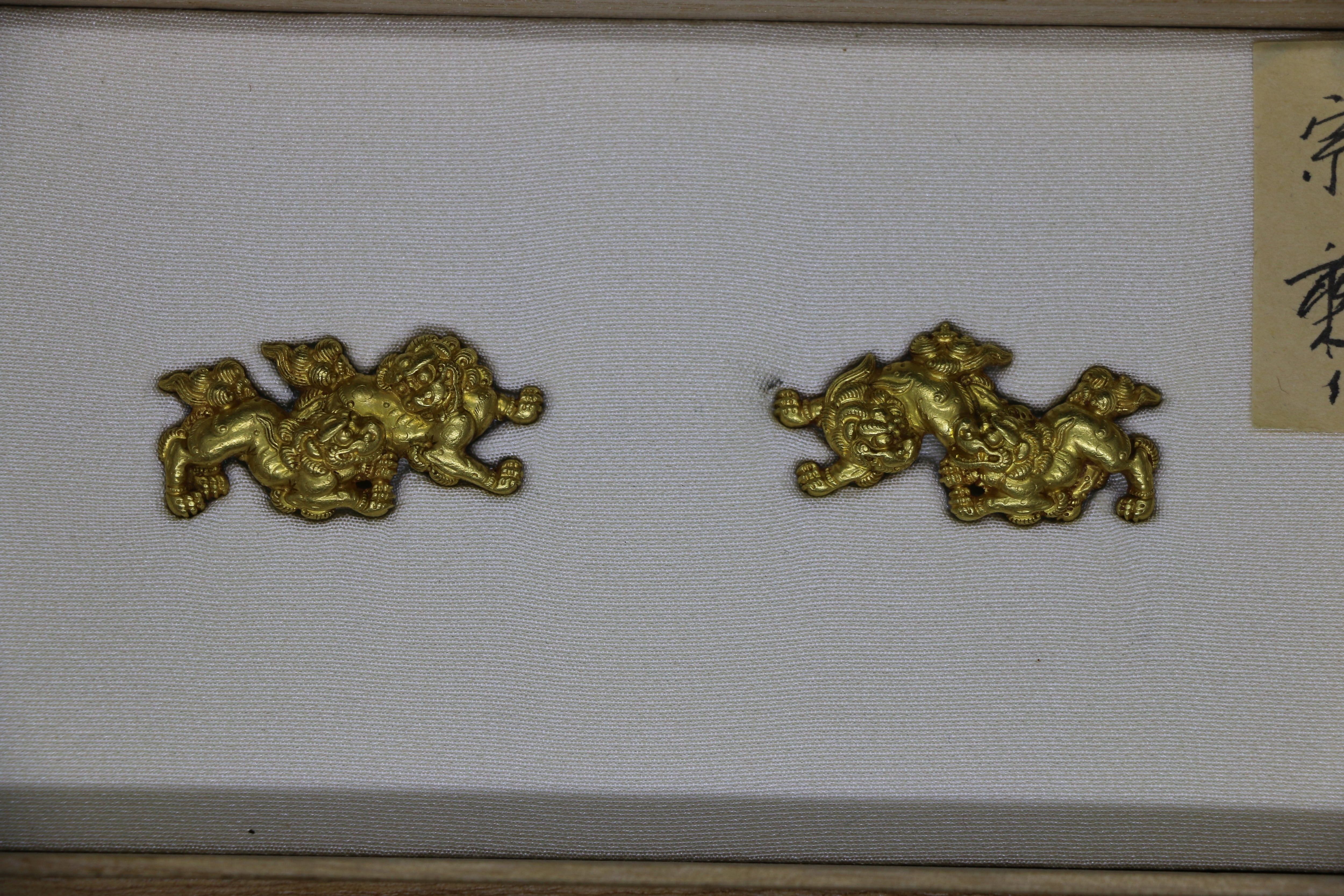 目貫 二匹獅子図 後藤宗乗 | あやかし堂