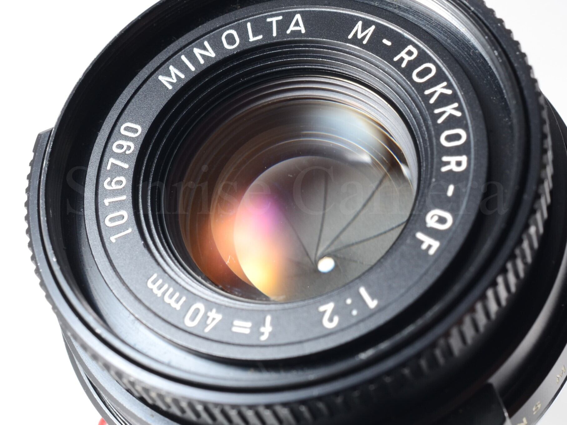 MINOLTA M ROKKOR QF 40mm F2 整備済 ミノルタ (60978) | サンライズ