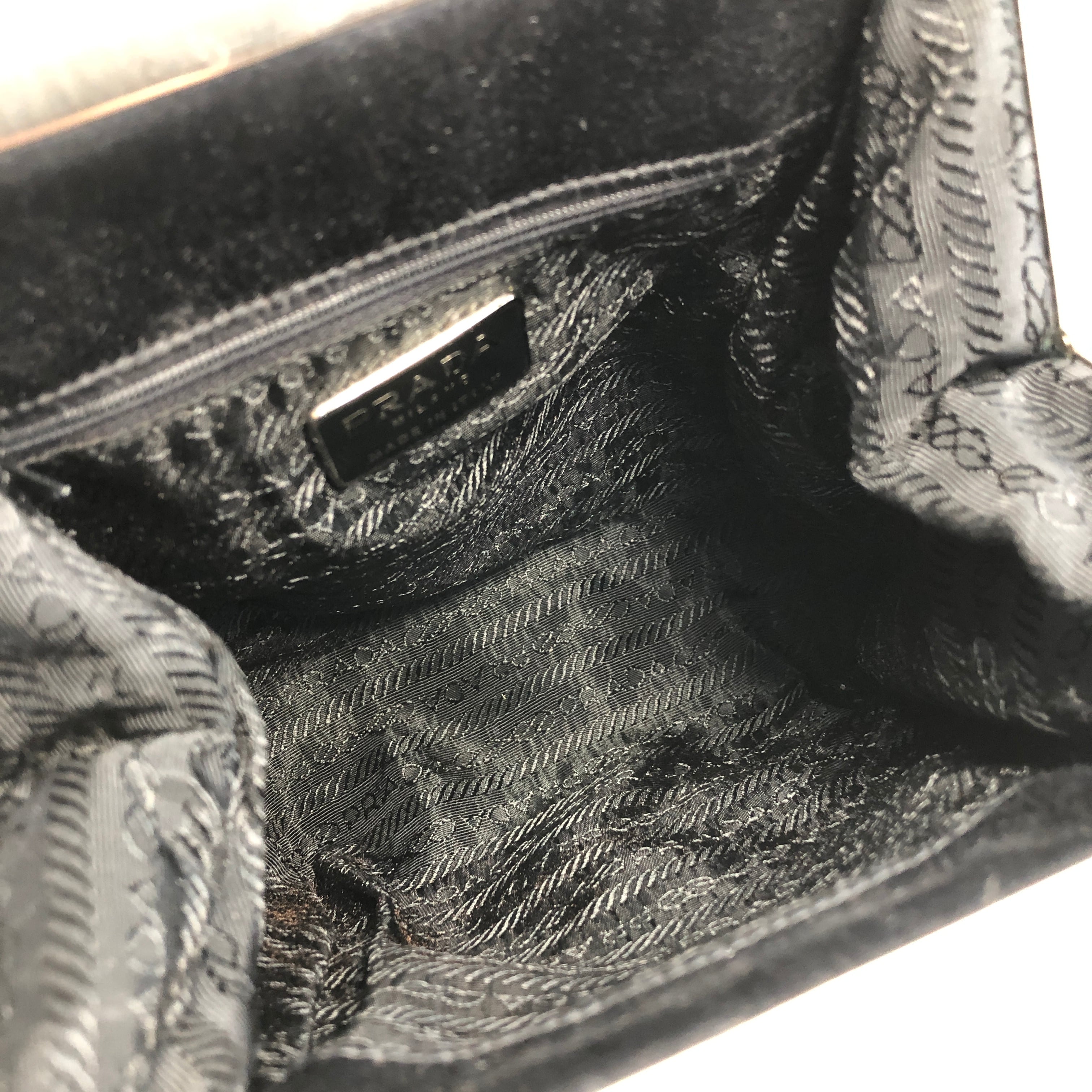 希少‼️ヴィンテージPRADA B6660MADRAS BACHELコードバン馬皮 バッグ
